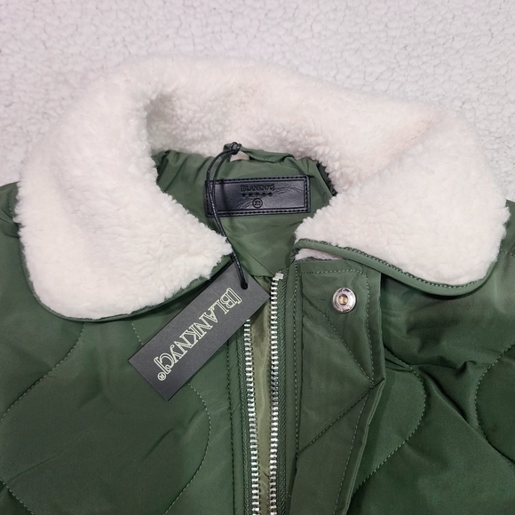 NWT Blanknyc Quilted Sherpa Jacket - Picture 7 of 8